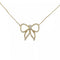 Collier Collier Morganne Bello, "Noeud", or jaune, diamants. 58 Facettes 32142