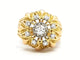 Bague 59 Bague Art déco Or jaune Diamant 58 Facettes 00528CN