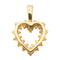 Pendentif Pendentif Coeur Or jaune Diamant 58 Facettes 2301530CN