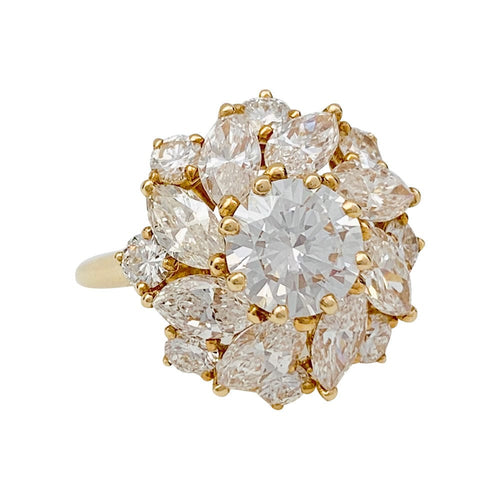 Bague 54 Bague Cartier en or jaune, diamant 1,57 carats. 58 Facettes 31255