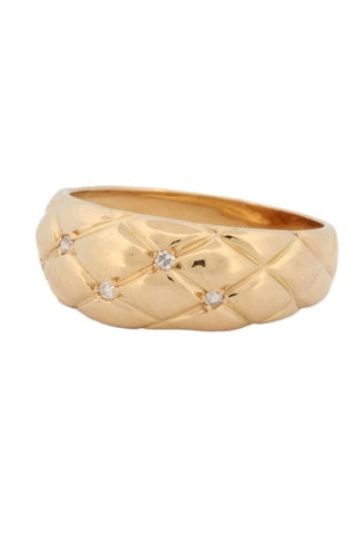Bague BAGUE MODERNE JONC DIAMANTS 58 Facettes 054521