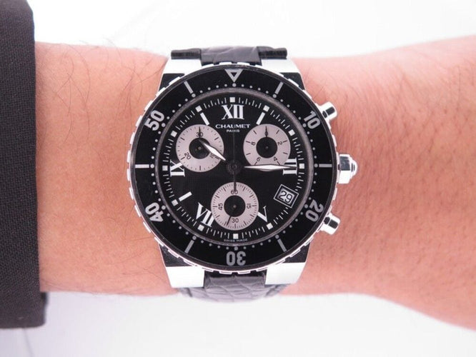 Montre montre CHAUMET class one 41 mm chronographe quartz acier 58 Facettes 255556