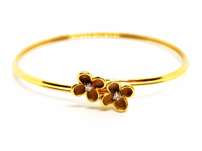 Bracelet Bracelet Jonc Or jaune Diamant 58 Facettes 1588904CN
