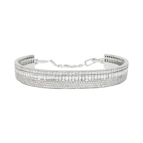 Bracelet Bracelet Messika "Liz" en or blanc et diamants. 58 Facettes 30842
