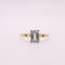 Bague Bague Aigue-marine Or jaune 58 Facettes