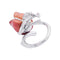 Bague 48 Bague Boucheron, "Eglantine", or, platine, diamants, émail. 58 Facettes 32973