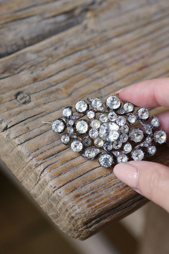 Broche pendentif pierres du Rhin 58 Facettes