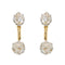 Boucles d'oreilles Boucles d'oreilles Dormeuses Or jaune Diamant 58 Facettes 2569094CN