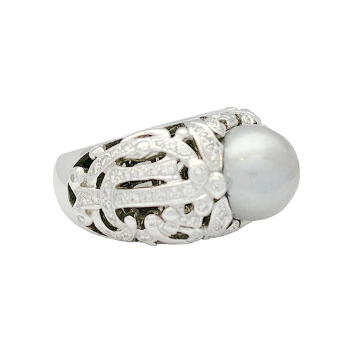 Bague 55 Bague Dior, "Désirée", or blanc, diamants. 58 Facettes 31440