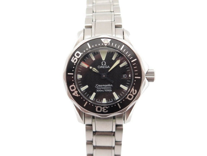Montre vintage montre OMEGA seamaster diver 29m quartz acier palladie 58 Facettes 245287