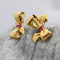 Boucles d'oreilles Clips d'oreilles rétro or rubis 58 Facettes 22-606