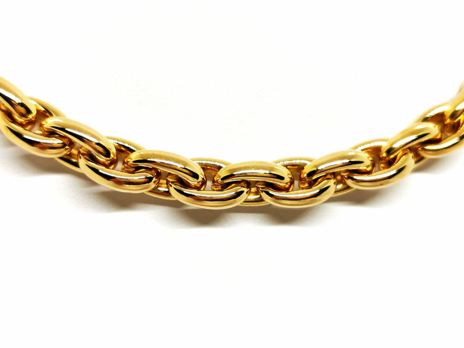 Collier Collier Maille ovale Or jaune 58 Facettes 1630185CN