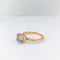 Bague Bague en or jaune et aigue-marine 58 Facettes 20569
