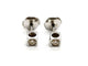 Boucles d'oreilles Dinh Van Boucles d'oreilles Puces Cube Or blanc Diamant 58 Facettes 1236680CN
