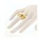 Bague 54.5 Bague signée POMELLATO 2 ors 25.31 g 58 Facettes 194068