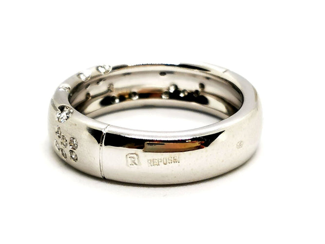 Bague 58 Repossi Bague Astrale Or blanc Diamant 58 Facettes 1530159CN