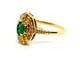 Bague 51 Bague Or jaune Emeraude 58 Facettes 1292147CN