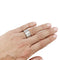 Bague 53 Bague Hermès "Eclipse Ruban" en argent. 58 Facettes 30731