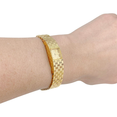 Montre Montre vintage Boucheron or jaune. 58 Facettes 32148