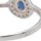 Bague 54 Bague Or blanc Saphir 58 Facettes 2687238CN