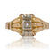 Bague 65 Bague 2 ors diamant motifs géométriques 58 Facettes CV6