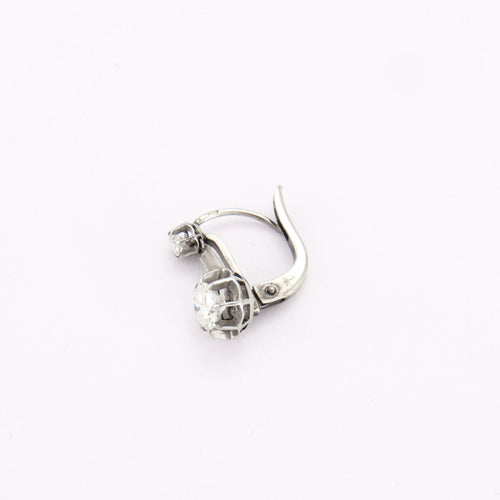 Boucles d'oreilles Dormeuses Diamants 58 Facettes