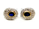 Boucles d'oreilles Boucles d'oreilles Or blanc Saphir 58 Facettes 1553011CN