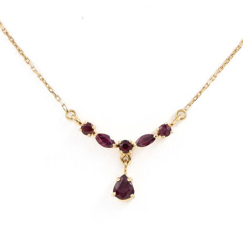 Collier Collier Or jaune Rubis 58 Facettes 1655385CN