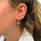 Boucles d'oreilles Boucles d'oreilles vintage Cartier, or jaune, diamants. 58 Facettes 31868