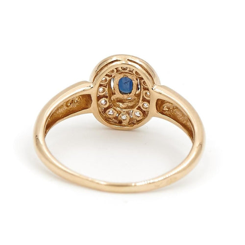 Bague 56 Bague Or jaune Saphir 58 Facettes 1763491CN