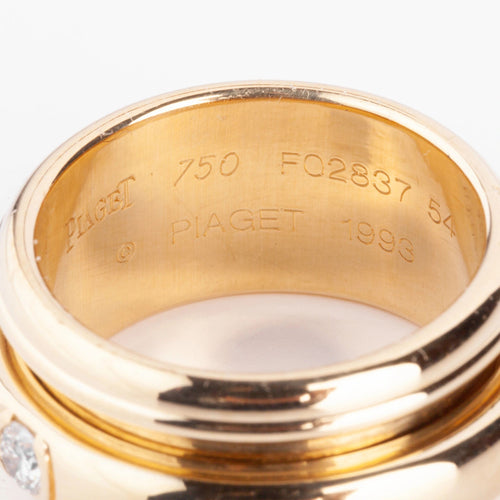 Bague Bague or jaune et diamants de la maison Piaget modèle Possession 58 Facettes