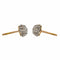 Boucles d'oreilles Boucles d'oreilles Puces Or jaune Diamant 58 Facettes 2746540CN