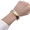 Bracelet Bracelet Cartier, "Trinity", 3 tons d'or. 58 Facettes 32580