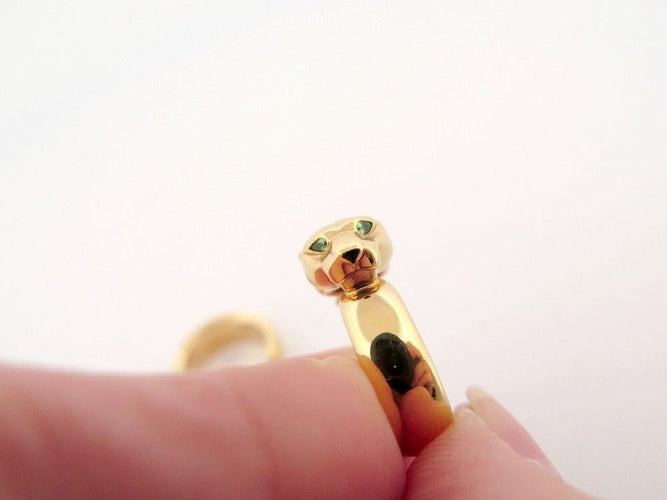 Boucles d'oreilles boucles d'oreilles CARTIER panthere en or jaune 18k 58 Facettes 257934