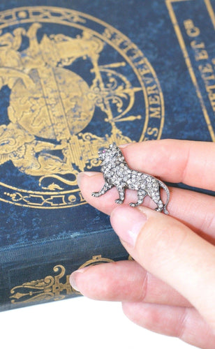 Broche Broche Lion diamants 58 Facettes