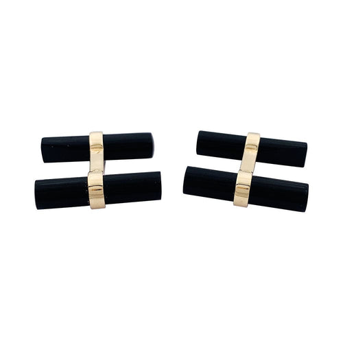 Boutons de manchette Boutons de manchette Cartier or jaune, bâtonnets interchangeables. 58 Facettes 33104