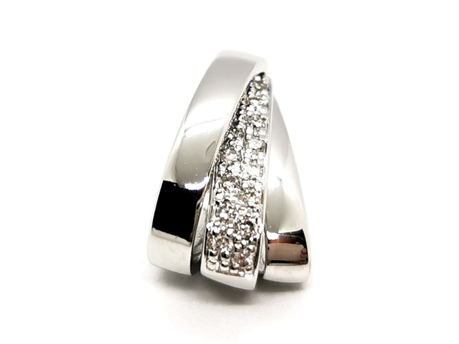 Pendentif Guy Laroche Pendentif Or blanc Diamant 58 Facettes 1599611CN