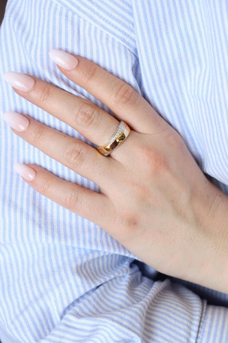 Bague 55 Balmain Bague Or jaune Diamant 58 Facettes 1917907CN