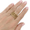 Bague 56 Bague bandeau Chanel or jaune. 58 Facettes 33097