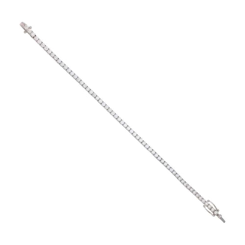 Bracelet Bracelet ligne en or blanc, 5 carats de diamants. 58 Facettes 31796