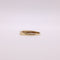 Bague Alliance demi-tour or jaune et diamants serti rail 58 Facettes