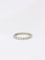 Bague Alliance américaine en or blanc et diamants 58 Facettes J59