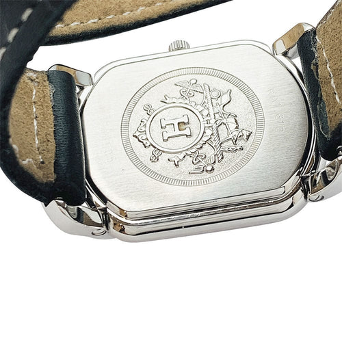 Montre Montre Hermès, "Rallye", acier, cuir. 58 Facettes 31652