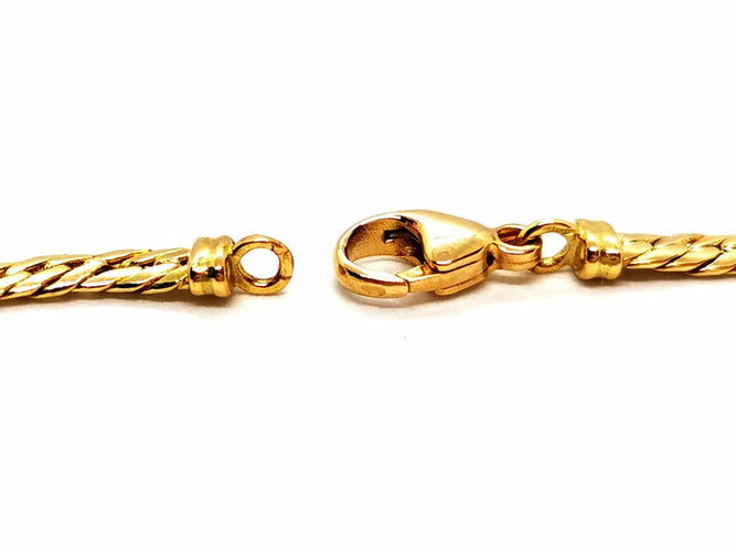 Collier Collier Maille anglaise Or jaune 58 Facettes 1639601CN