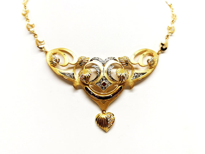 Collier Collier Or jaune Diamant 58 Facettes 1074976CN