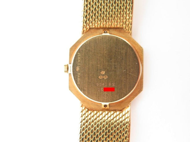 Montre vintage montre PIAGET octogonal onyx 26mm or jaune 18k mecanique 58 Facettes 254507