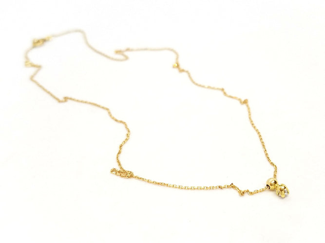 Collier Collier Chaîne + pendentif Or jaune Diamant 58 Facettes 579126RV