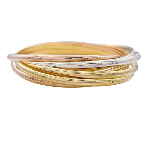 Bracelet Bracelet Cartier, "Trinity Semainier", trois ors. 58 Facettes 32861