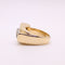 Bague 52 Bague Tank or jaune et 2 Diamants 58 Facettes