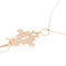 Collier Ginette NY Collier Jumbo Tanger on Chain Or rose 58 Facettes 2322867CN